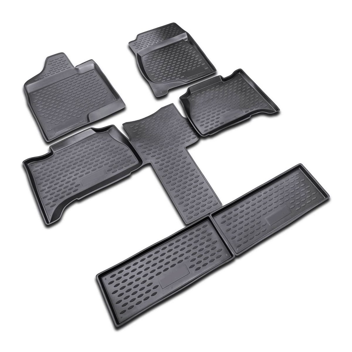 GMC Yukon Floor Mats - Omac - Rubber TPE - Black - 2021-2025